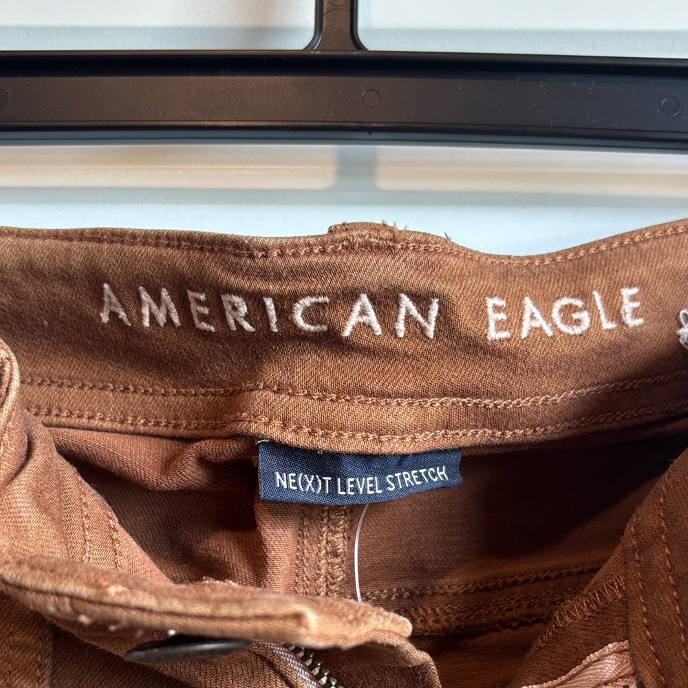 American Eagle Outfitters Women's Tan Skinny Jeggings - Picture 2 of 6